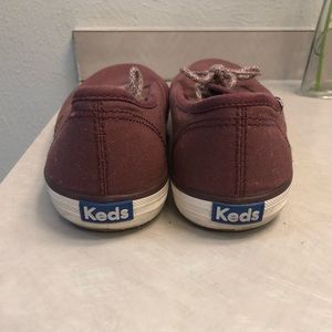 Keds Maroon tennis shoes- Size 8 1/2